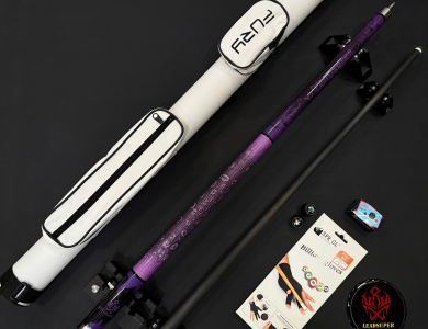 Gậy Bida Lỗ Leadsuper LS-A Tím –Ngọn Full Carbon Chính Hãng Cao Cấp