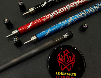 Gậy Bida Lỗ Leadsuper V2 Đen –Ngọn Full Carbon Chính Hãng Cao Cấp