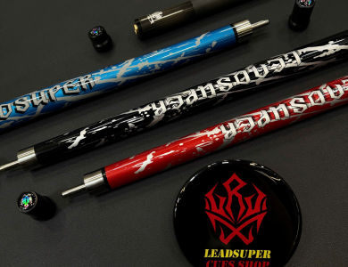 Gậy Bida Lỗ Leadsuper V2 Đen –Ngọn Full Carbon Chính Hãng Cao Cấp