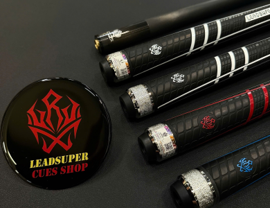 Gậy Bida Lỗ Leadsuper Dragon Đen –Ngọn Full Carbon Chính Hãng Cao Cấp