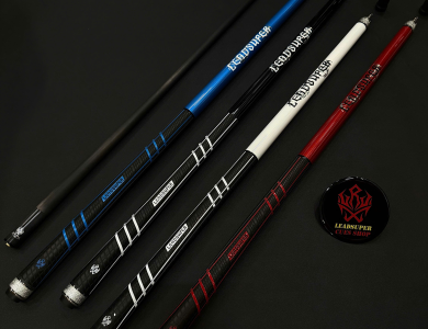 Gậy Bida Lỗ Leadsuper Dragon Đen –Ngọn Full Carbon Chính Hãng Cao Cấp