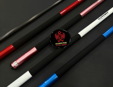 Gậy Bida Lỗ Leadsuper V1 Đỏ –Ngọn Full Carbon Chính Hãng Cao Cấp