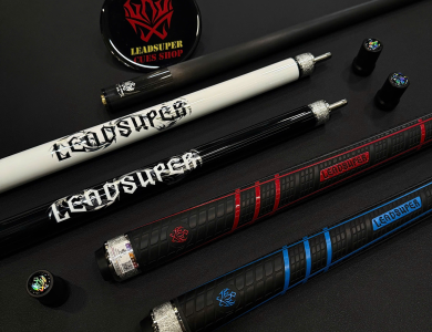 Gậy Bida Lỗ Leadsuper Dragon Đen –Ngọn Full Carbon Chính Hãng Cao Cấp