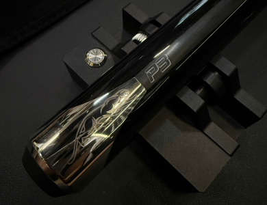 Chuôi Predator P3 Black da Luxe tay trơn