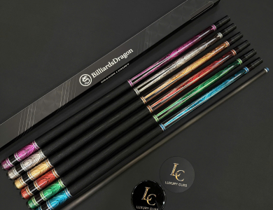 Gậy Bida Lỗ Dragon Luxury Gold–Ngọn Full Carbon Chính Hãng Cao Cấp