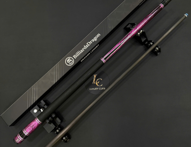 Gậy Bida Lỗ Dragon Luxury Pink  –Ngọn Full Carbon Chính Hãng Cao Cấp
