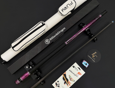 Gậy Bida Lỗ Dragon Luxury Pink  –Ngọn Full Carbon Chính Hãng Cao Cấp