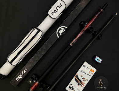 Gậy Bida Lỗ Dragon Luxury Red–Ngọn Full Carbon Chính Hãng Cao Cấp