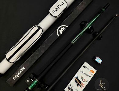 Gậy Bida Lỗ Dragon Luxury Green–Ngọn Full Carbon Chính Hãng Cao Cấp