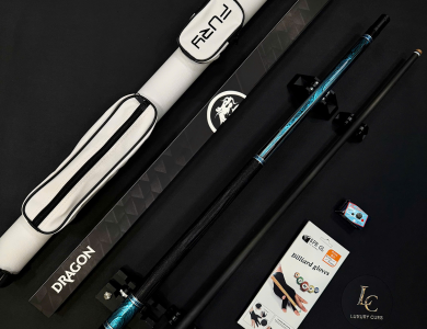 Gậy Bida Lỗ Dragon Luxury Blue–Ngọn Full Carbon Chính Hãng Cao Cấp