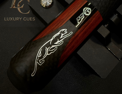 Chuôi Predator P3 Revo Red Tiger Cue Matte Black & Rengas Stripes