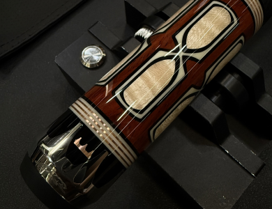 Chuôi Predator Throne 3-3 - Cocobolo với gỗ curly maple