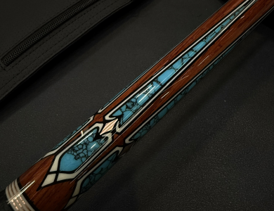 Chuôi Predator Throne 3-5 - Lam ngọc với gỗ Cocobolo và Micarta