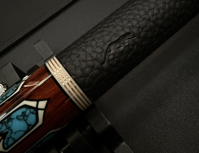 Chuôi Predator Throne 3-5 - Lam ngọc với gỗ Cocobolo và Micarta