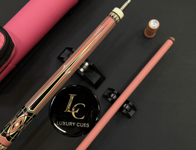 Cuppa Pink E1 Ngọn Carbon Hồng | Cơ Bida Lỗ Chính Hãng