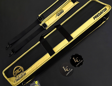 Bao đựng cơ bida Predator Roadline màu đen/vàng mềm Phiên bản kỉ niệm - 4 gốc x 8 ngọn