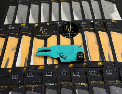 Găng tay bida Predator Albin Ouschan Second Skin – Teal – Tay trái 