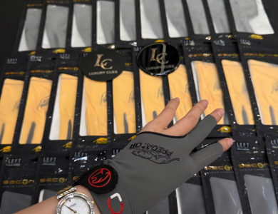 Găng tay bida Predator Second Skin Jasmin Ouschan Signature – Màu xám – Tay trái