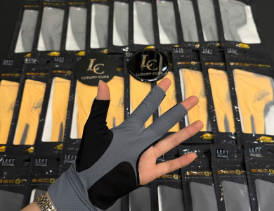 Găng tay bida Predator Second Skin Jasmin Ouschan Signature – Màu xám – Tay trái