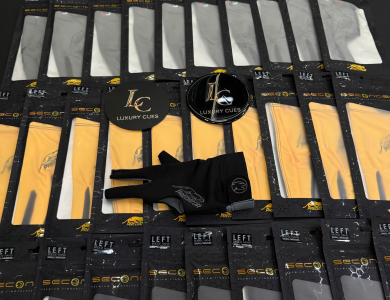 Găng tay bida Predator Second Skin Black & Gold – Phiên bản Kỷ niệm 30 năm (Tay trái)