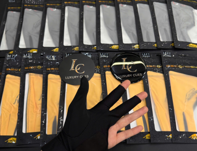 Găng tay bida Predator Second Skin Black & Gold – Phiên bản Kỷ niệm 30 năm (Tay trái)