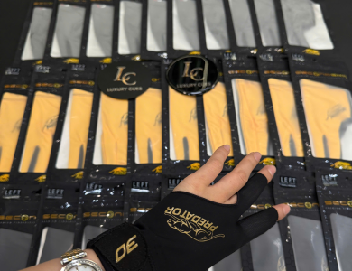 Găng tay bida Predator Second Skin Black & Gold – Phiên bản Kỷ niệm 30 năm (Tay trái)