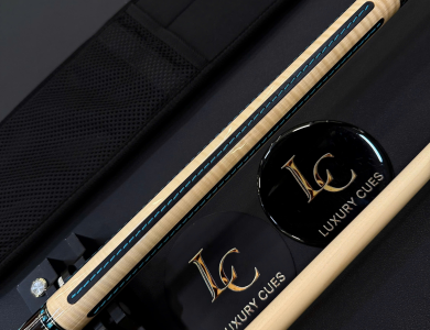 Gậy Bida Lỗ LONGONI BLACK MAMBA  LEATHER STRIPS