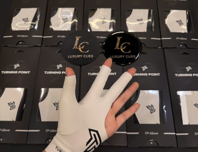 GĂNG TAY BI-A TP (TURNING POINT) – TRẮNG – TAY TRÁI