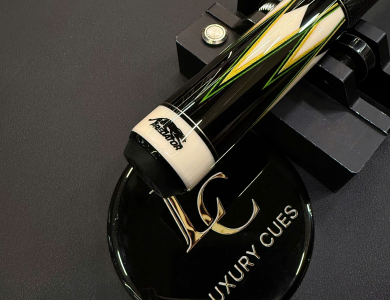 CHUÔI CƠ BIDA LỖ PREDATOR TRUE SPLICE 16 LIMITED EDITION - GỖ MUN ĐEN ĐIỂM XANH LÁ/VÀNG - TAY CẦM DA CAO CẤP