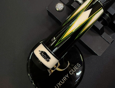 CHUÔI CƠ BIDA LỖ PREDATOR TRUE SPLICE 16 LIMITED EDITION - GỖ MUN ĐEN ĐIỂM XANH LÁ/VÀNG - TAY CẦM DA CAO CẤP