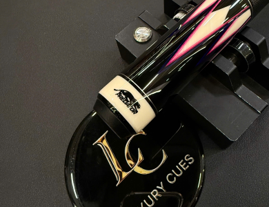 CHUÔI CƠ BIDA LỖ PREDATOR TRUE SPLICE 16 LIMITED EDITION - GỖ MUN ĐEN ĐIỂM TÍM/HỒNG - TAY CẦM DA CAO CẤP