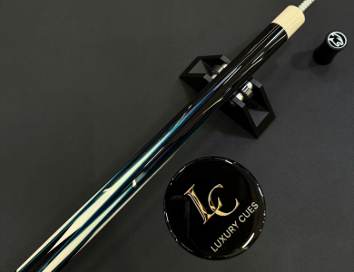 CHUÔI CƠ BIDA LỖ PREDATOR TRUE SPLICE 16 LIMITED EDITION - GỖ MUN ĐEN ĐIỂM XANH DƯƠNG/XANH NGỌC - TAY CẦM DA CAO CẤP