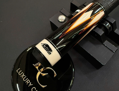 CHUÔI CƠ BIDA LỖ PREDATOR TRUE SPLICE 16 LIMITED EDITION - GỖ MUN ĐEN ĐIỂM ĐỎ/CAM - TAY CẦM DA CAO CẤP