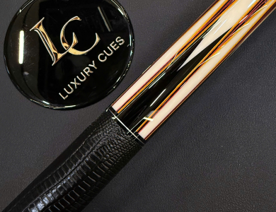 CHUÔI CƠ BIDA LỖ PREDATOR TRUE SPLICE 16 LIMITED EDITION - GỖ MUN ĐEN ĐIỂM ĐỎ/CAM - TAY CẦM DA CAO CẤP