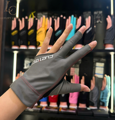 GĂNG TAY BIDA CUETEC AXIS CHÍNH HÃNG-XÁM/ ĐỎ