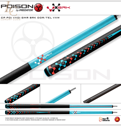 Gậy Phá Poison BKR-16/ Ngọn Full Carbon Chính Hãng Cao Cấp