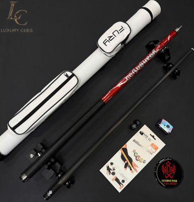 Gậy Bida Lỗ Leadsuper V2 Đỏ –Ngọn Full Carbon Chính Hãng Cao Cấp