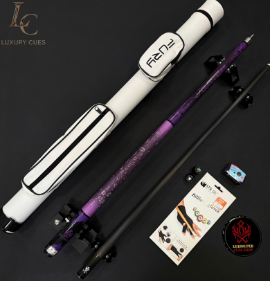 Gậy Bida Lỗ Leadsuper LS-A Tím –Ngọn Full Carbon Chính Hãng Cao Cấp
