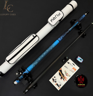 Gậy Bida Lỗ Leadsuper LS-A Xanh Dương –Ngọn Full Carbon Chính Hãng