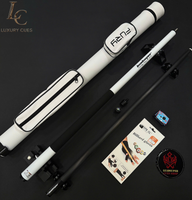 Gậy Bida Lỗ Leadsuper V1 Trắng –Ngọn Full Carbon Chính Hãng Cao Cấp