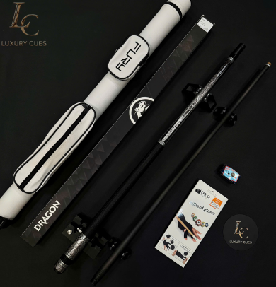 Gậy Bida Lỗ Dragon Luxury Grey–Ngọn Full Carbon Chính Hãng Cao Cấp