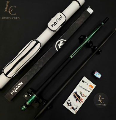 Gậy Bida Lỗ Dragon Luxury Green–Ngọn Full Carbon Chính Hãng Cao Cấp