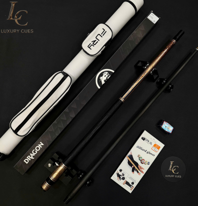 Gậy Bida Lỗ Dragon Luxury Gold–Ngọn Full Carbon Chính Hãng Cao Cấp