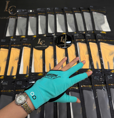 Găng tay bida Predator Albin Ouschan Second Skin – Teal – Tay trái 