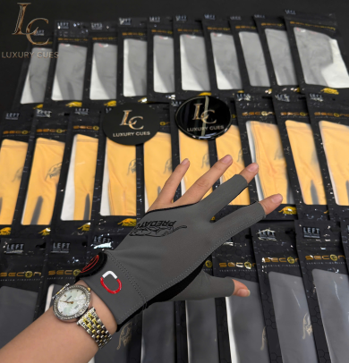 Găng tay bida Predator Second Skin Jasmin Ouschan Signature – Màu xám – Tay trái