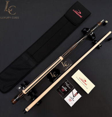 Gậy Bida Lỗ LONGONI FLAMES LEATHER STRIPES