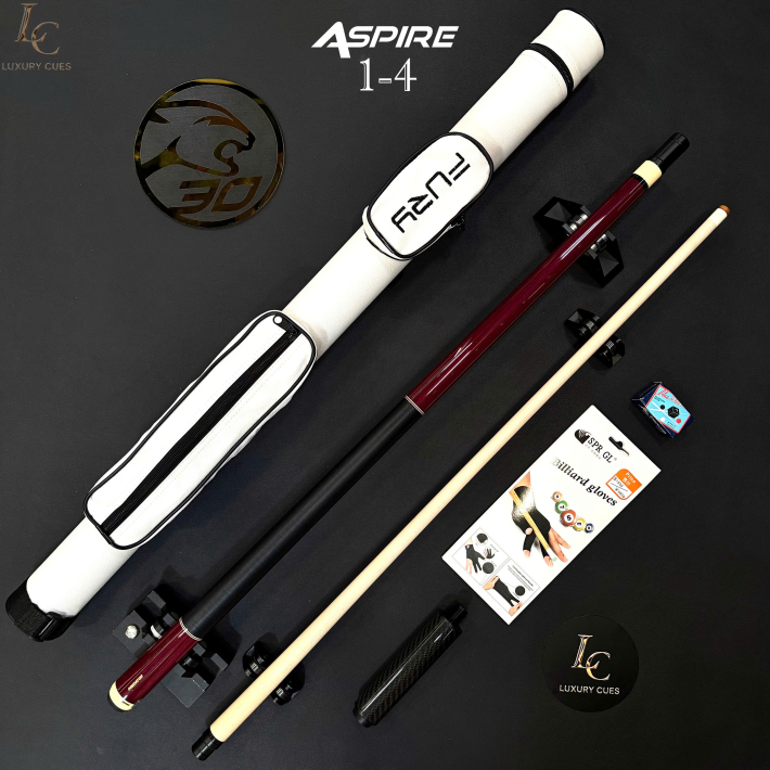 Gậy bida lỗ Predator Aspire 1-4 – Gỗ Purple Heart Chính Hãng Cao Cấp