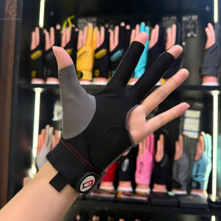 GĂNG TAY BIDA CUETEC AXIS CHÍNH HÃNG-XÁM/ ĐỎ
