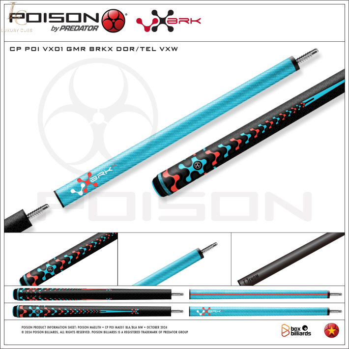 Gậy Phá/Nhảy Poison BKR-11/ Ngọn Full Carbon Chính Hãng Cao Cấp