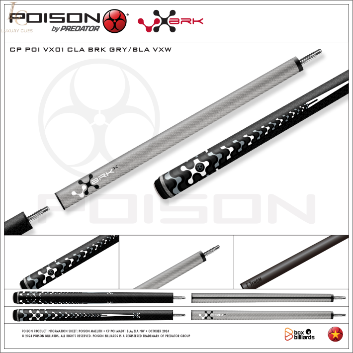 Gậy Phá/Nhảy Poison BKR-14/ Ngọn Full Carbon Chính Hãng Cao Cấp